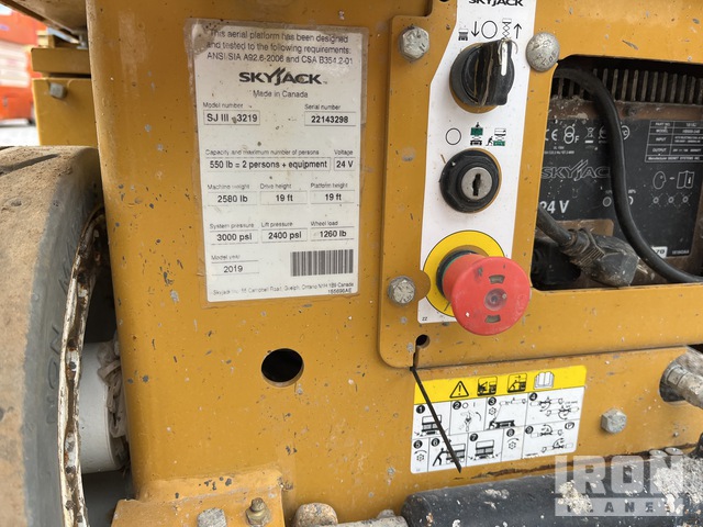 ELEVADOR TIJERA 2019 SKYJACK SJIII3219