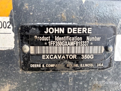 2021 John Deere 350G LC Tracked Excavator
