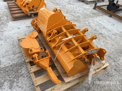 Quantity of (9) Pallets of 2025 VICSEC VCA-8 Attacco per escavatore (Unused)