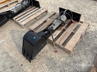 2025 GIYI GY-ZWB 25 in Mini Skid Steer Backhoe (Unused)