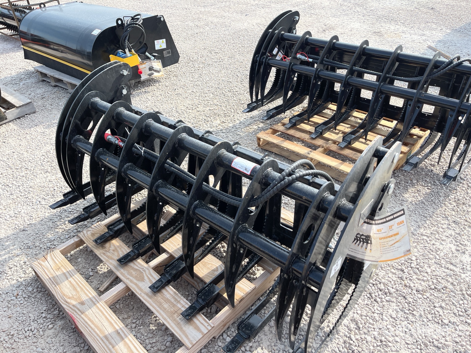 2025 GIYI GY-CLG72C Skid Steer Grapple (Unused)