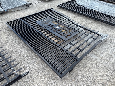 2025 SKLP SK-T20X 20FT. BI-PARTING WROUGHT IRON GATE Türen (Unused)