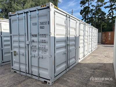 2025 40 ft High Cube Multi-Door Storage Container