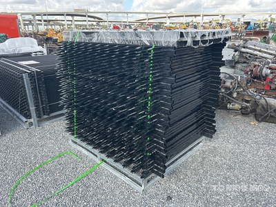 2025 SKLP SK-S45 6 ft x 5 ft Wrought Iron Clôture (Unused)