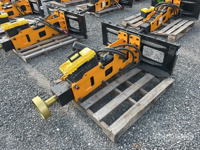 2025 GIYI GY-D680 Skid Steer Post Driver (Unused)