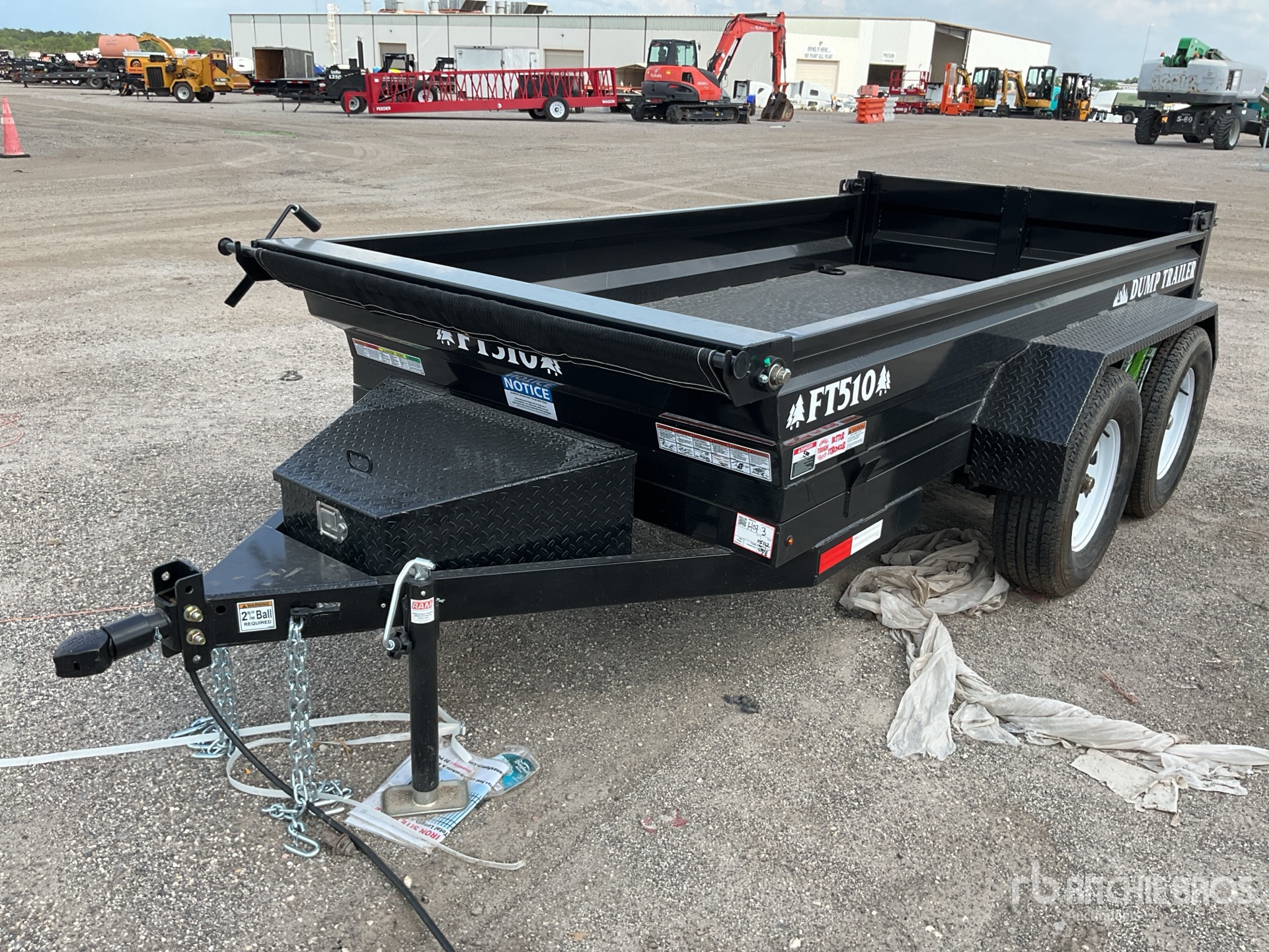 2025 Ranco FT510 Dump Utility Trailer (Unused)