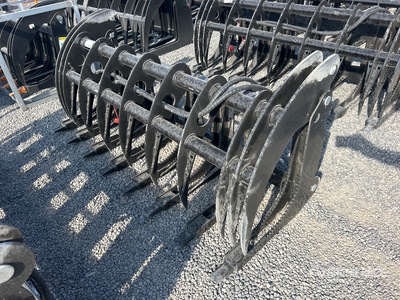 2025 GIYI GY-HWG72C 72 in Skid Steer Root Rake