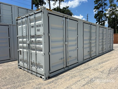 2025 40 ft High Cube Multi-Door Storage Container