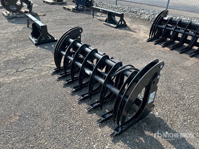 2025 GIYI GY-CLG72C 72 in Skid Steer Root Rake (Unused)