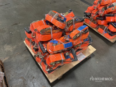 Quantity of 2025 SKLP SK003 2 in x 27 Ft Ratchet Straps (Unused)