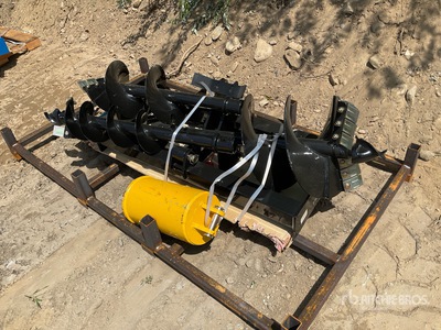 2025 GIYI Alloy 15, 12, 8 inches Excavator Auger (Unused)