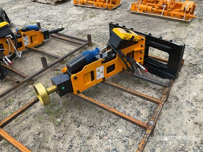 2025 GIYI GY-D680 Skid Steer Post Driver (Unused)