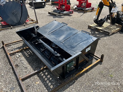 2025 GIYI GY-RR78 78 in Rake Skid Steer Rock Picker (Unused)