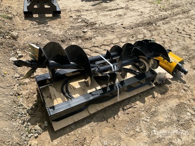 2025 GIYI Alloy 15, 12, 8 inches Excavator Auger (Unused)