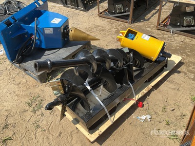 2025 GIYI Alloy 14' 12' 8' Excavator Auger (Unused)