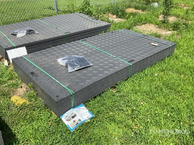 Quantity of (12) 2025 SKLP SK-LJB12 Polyethylene Board Roadbed Protection Pad (Unused)