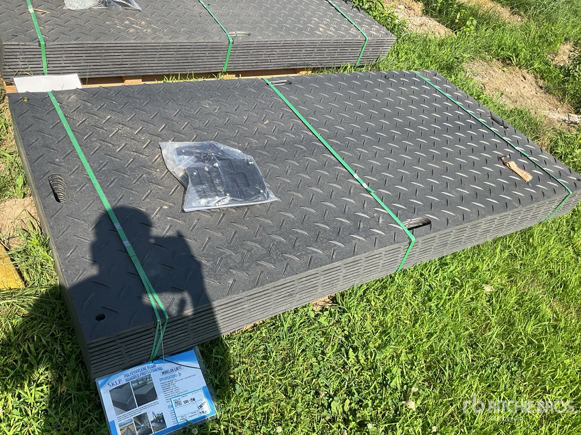 Quantity of (12) 2025 SKLP SK-LJB12 Polyethylene Board Roadbed Protection Pad (Unused)