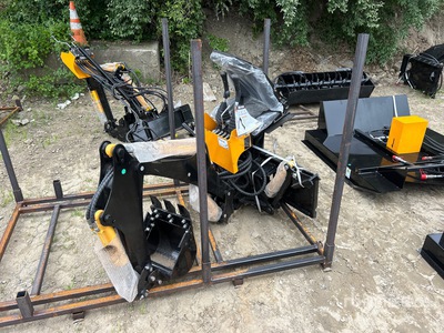 2025 GIYI GY-BD98 12 in Skid Steer Backhoe (Unused)