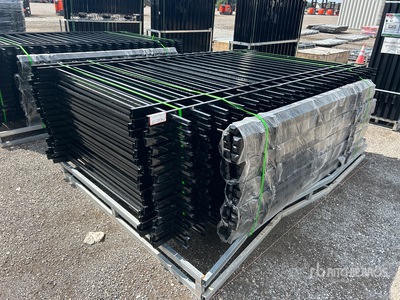 Quantity of 2025 SKLP SK-N30 10 ft x 7 ft Powder Coated Fencing (Unused)
