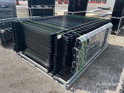 Quantity of (30) 2025 SKLP SK-N30 10 ft x 7 ft Powder Coated Fencing (Unused)