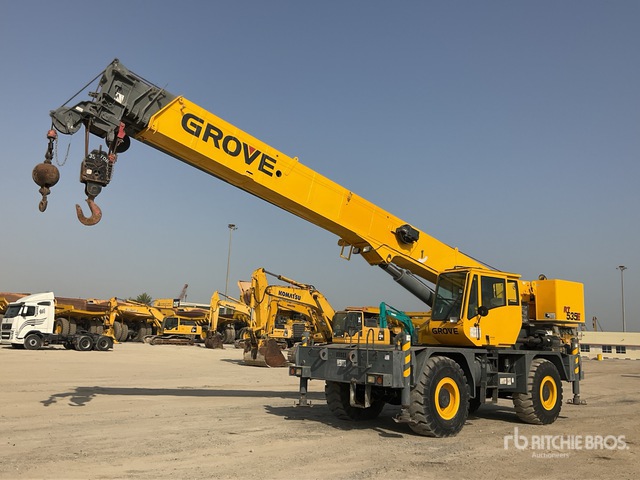 2007 Grove RT535E 35 ton 4x4x4 Rough Terrain Crane | Ritchie Bros ...