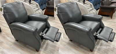 Quantity of (2) BarcaLounger Clive Manual Recliner Sofa Chair