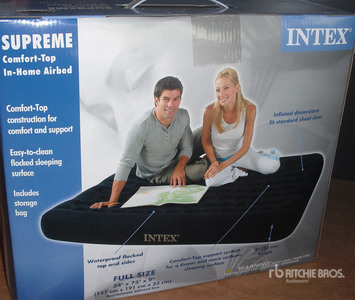 Quantity of (22) Flocked Full Size AirBeds (Unused)