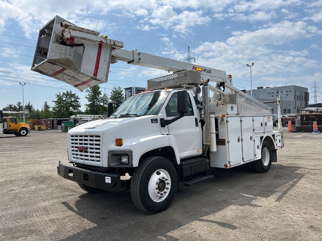 Posi-Plus 800-40-025 35 ft on 2006 GMC C8500 4x2 Cable Placer Bucket Truck