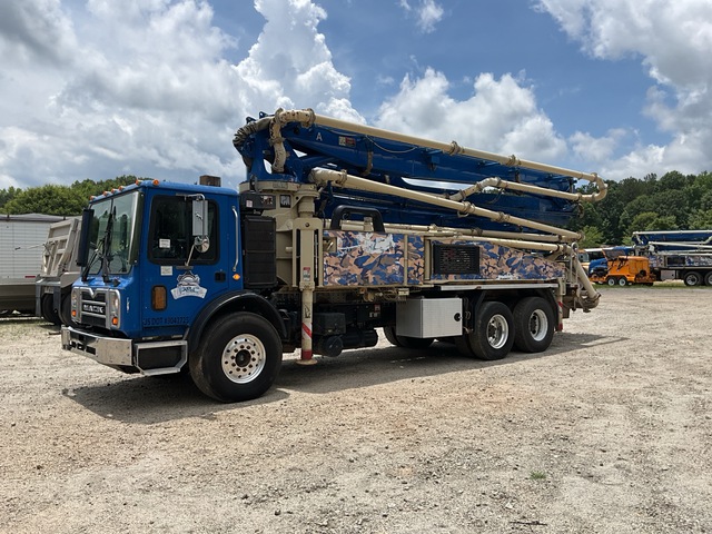 2019 Putzmeister 36Z 36 m on 2019 Mack MRU613 6x4 Concrete Pump Truck (Inoperable)