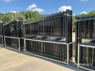 2025 SKLP SK-T20X 19 ft 4 in x 7 ft 5 in Wrought Iron Bi-Parting Driveway Gate (Unused)