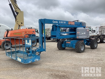 2009 Genie Z-60/34 4WD Diesel Nacelle Articulée
