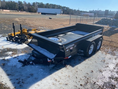 2025 Industrias America FT510 10 ft T/A Tipping Utility Trailer (Unused)