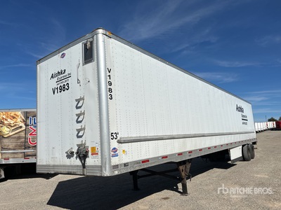 2017 Utility 53 ft x 102 in T/A Van Trailer