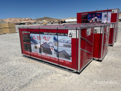 Quantity of (2) Crates of 2025 HIlls Industrial 504026 40 ft x 50 ft x 26 ft Edificio de almacenaje (Unused)