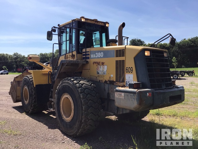 CARGADOR FRONTAL 2008 KOMATSU WA3806