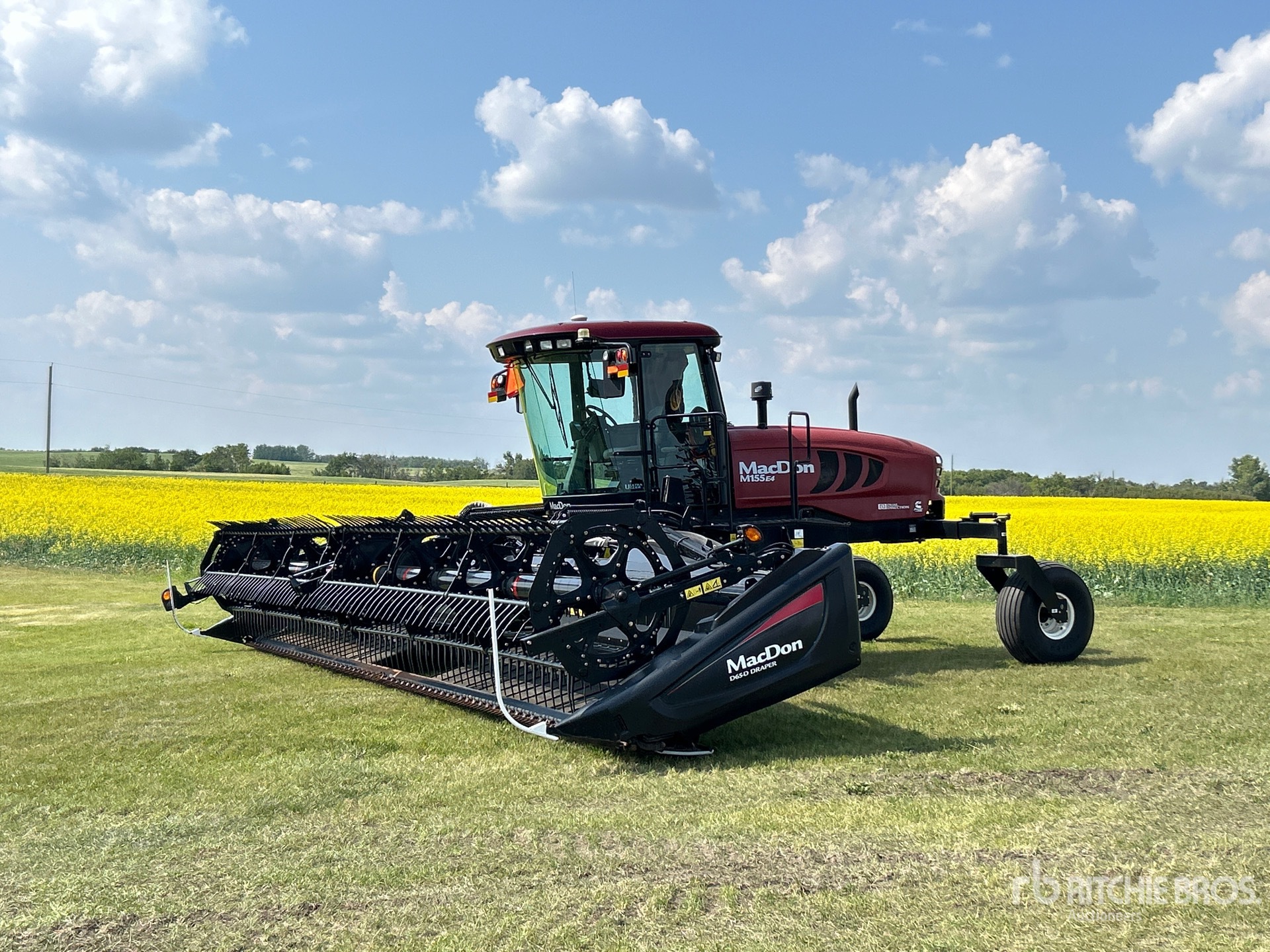 2017 MacDon M155 35 ft Swather Windrower