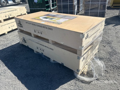 2025 SELA GA2633 26x33 Double Garage Metal Schuur (Unused)