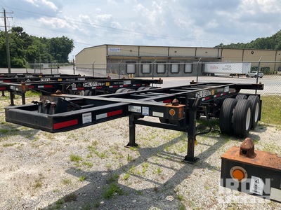 2016 CIMC SZJ9341TJZ54 20 ft T/A Extendable Container Trailer