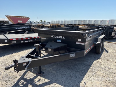 2025 Industrias America 7014R 14 ft T/A Dump Utility Trailer