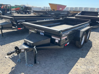 2025 Industrias America FT510 10 ft T/A Dump Utility Trailer