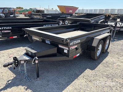 2025 Industrias America FT510 10 ft T/A Dump Utility Trailer