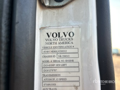 2020 Volvo VNL 6x4 Sleeper Prime Mover