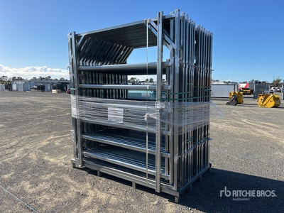 Quantity of (32) BYT 2 m x 2.2 m Galvanized Livestock Gate (Unused)