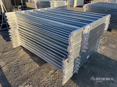 Quantity of (27) BYT 2.1 m x 1.8 m Galvanized Panneau pour bétail (Unused)