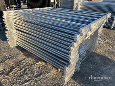 Quantity of (27) BYT 2.1 m x 1.8 m Galvanized Panneau pour bétail (Unused)