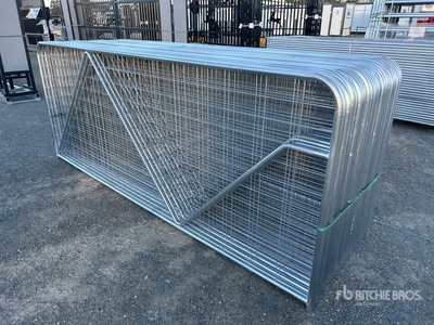 Quantity of (30) BYT 3 m x 1.17 m Galvanized Mesh Livestock Gate (Unused)