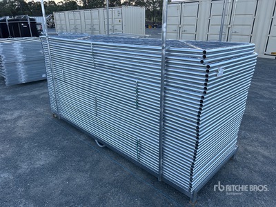 Quantity of (40) BYT 3 m x 1.17 m Galvanized Mesh Livestock Gate (Unused)