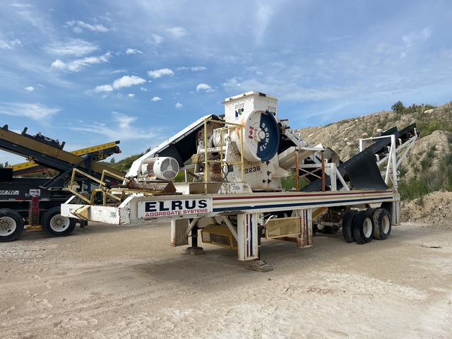 1990 Elrus 2236 Portable Jaw Crusher