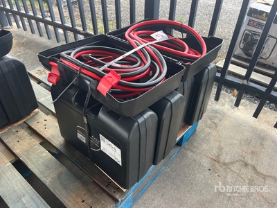 Quantity of (5) 25 ft 800 amp Booster Cables (Unused)