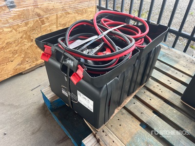 Quantity of (5) 25 ft 800 amp Booster Cables (Unused)